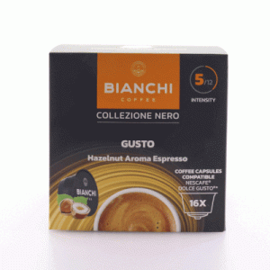 Bianchi Collezione Nero Gusto Hazelnut Aroma 16 ΤΕΜ