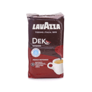 Lavazza Καφές Espresso Decaffeine Robusta Dek Intenso Αλεσμένος 250gr